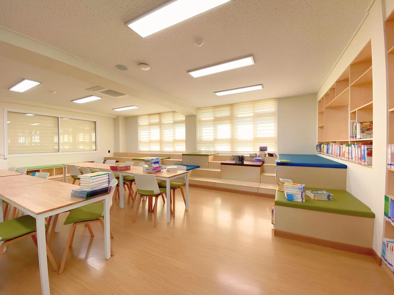선암초등학교 꿈놀이터·돌봄교실 돌봄교실, 고신 학교·공공 인테리어 시공사례
